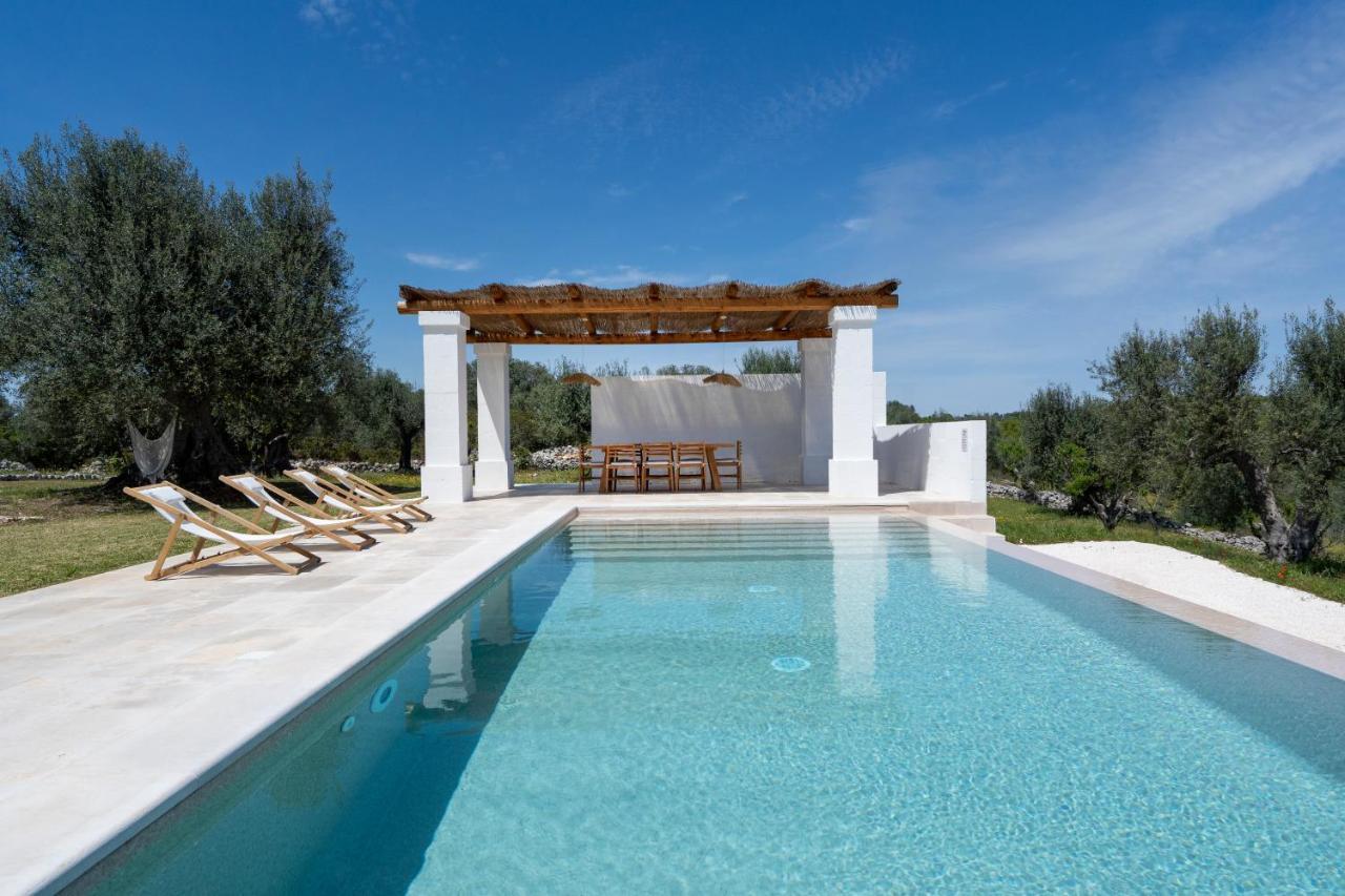 Trulli Cicerali , Trulli Design Con Piscina Panoramica Villa Ostuni Luaran gambar