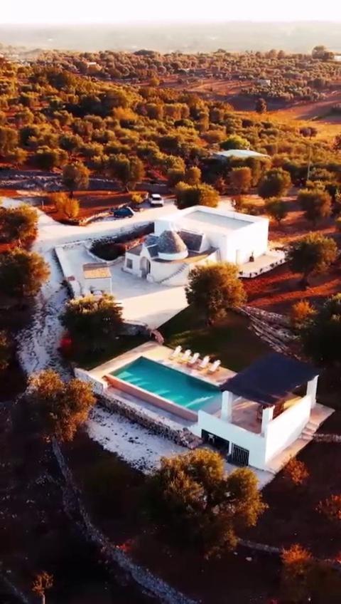 Trulli Cicerali , Trulli Design Con Piscina Panoramica Villa Ostuni Luaran gambar